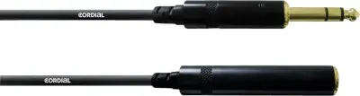 Adapterski kabel Cordial\, 10 m\, REAN banana vtič 6\,3 mm\, STEREO
