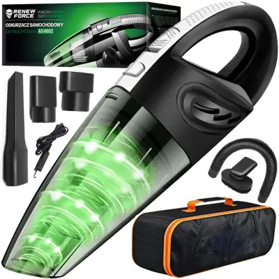 Akumulatorski HEPA avtomobilski sesalnik brez vrečke 2000mAh