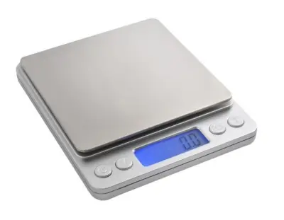 Digitalna prenosna LCD žepna tehtnica 2000-0,1g osvetljena