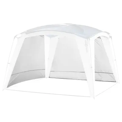 BRUNNER komplet stranskih sten za paviljon Medusa II 4m bela