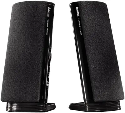 Hama E 80 2.0 računalniški zvočnik kabelska povezava 2.5 W črna