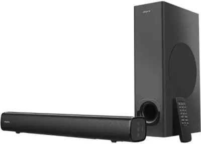 Creative Stage 2.1 računalniški zvočnik Bluetooth®\, kabelska povezava\, digitalni 160 W črna