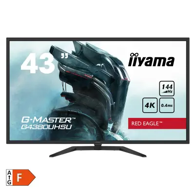 IIYAMA G-MASTER Red Eagle G4380UHSU-B1 107,9 cm (42,5") UHD VA LED LCD DP/HDMI/USB FreeSync 0,4ms 135 kHz zvočniki gaming monitor