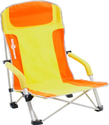 BRUNNER BULA 0404148N.C85 zložljiv stol za na plažo  oranžno rumen