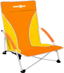BRUNNER CUBA 0404147N.C85 oranžno rumen zložljiv stol za na plažo