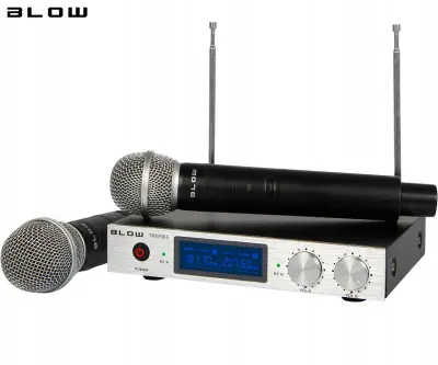 BLOW PRM905 2x brezžični mikrofon s sprejemnikom
