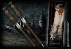 NOBLE COLLECTION - HARRY POTTER - WANDS - DUMBLEDORE WAND PEN AND BOOKMARK