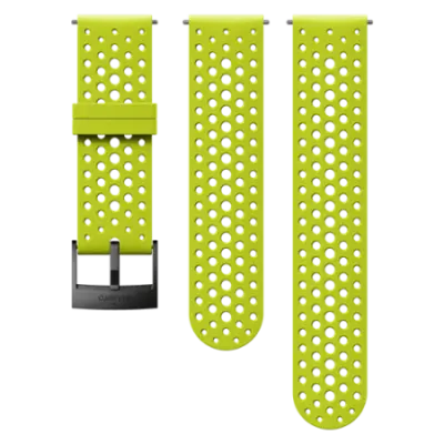 Suunto zamenljiv pašček, silikonski, Athletic Lime/Black