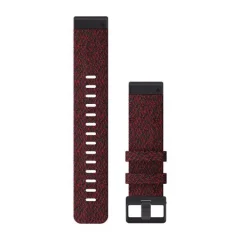 Garmin nadomestni pašček za Fenix 6/7, QuickFit 22'', Heathered Red Nylon