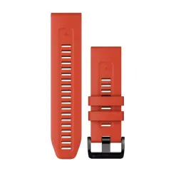 Garmin nadomestni pašček za Fenix 7X, QuickFit 26", Flame Red