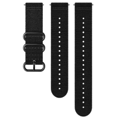 Suunto zamenljiv pašček, tekstilni, Black/Black