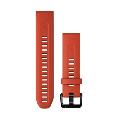 Garmin nadomestni pašček za Fenix 7S, QuickFit 20", Flame Red