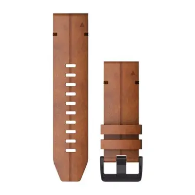 Garmin nadomestni pašček za Fenix 6X/7X, QuickFit 26'', Chestnut Leather