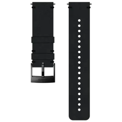 Suunto zamenljiv pašček, usnjeni, Black/Black