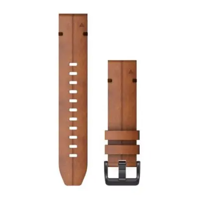 Garmin nadomestni pašček za Fenix 6/7, QuickFit 22'', Chestnut Leather