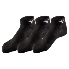 Mizuno Training Mid 3P Socks, Black - XL