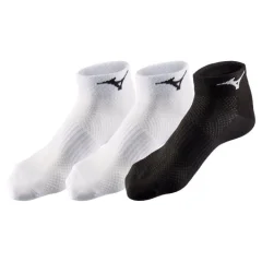 Mizuno Training Mid 3P Socks, White/Black - M