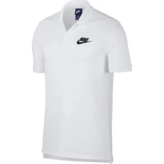 Nike Sportswear Polo Shirt, White/Black