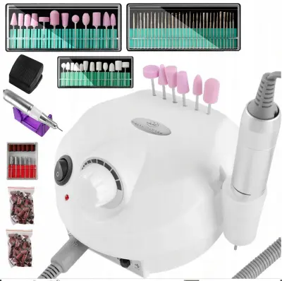Profesionalni 65w brusilnik za nego nohtov beautylushh s 160 dodatkki