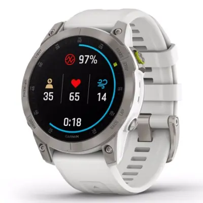 GARMIN epix (Gen 2) Sapphire, White Titanium pametna ura