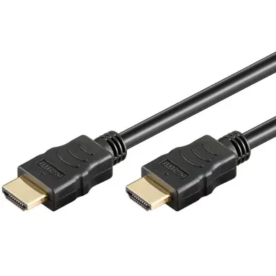 Goobay HDMI AV priključni kabel [1x moški konektor HDMI - 1x moški konektor HDMI] 3.00 m črna