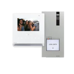 COMELIT, video domofon – barvni video kit QUADRA + ICONA komplet za eno družino, 2 žični