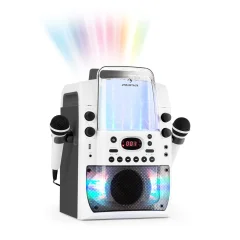 Auna Kara Liquida BT Karaoke-Anlage weiß/grau Karaoke sistem, Siva