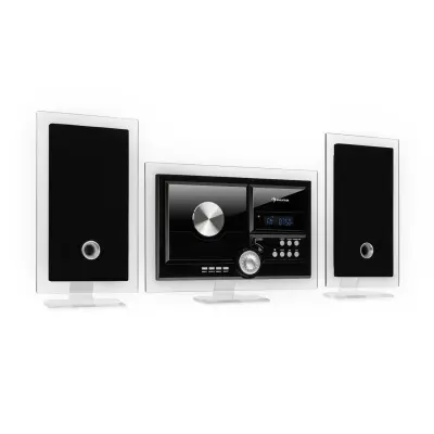 Auna Stereo Sonic DAB + stereo sistem, Crna