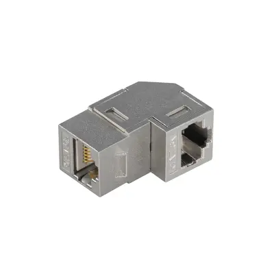 STP spojka 90° RJ45 CAT6A TI 65Q