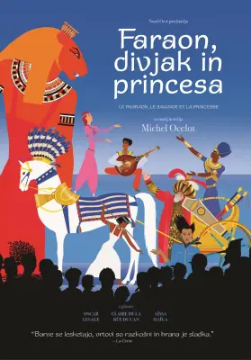 FARAON, DIVJAK IN PRINCESA - DVD SL. POD.