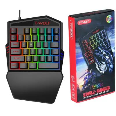Enoročna RGB LED računalniška gaming tipkovnica