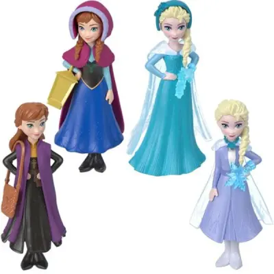 Disney Frozen Snow Color Reveal Doll Mix 1 Case of 4