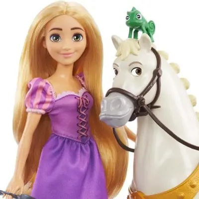 Disney Princess Rapunzel and Maximus