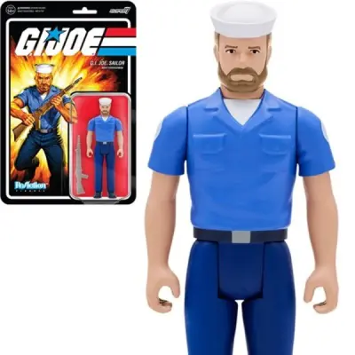 G.I. Joe Blueshirt Beard (Pink) 3 3/4-Inch ReAction Figure