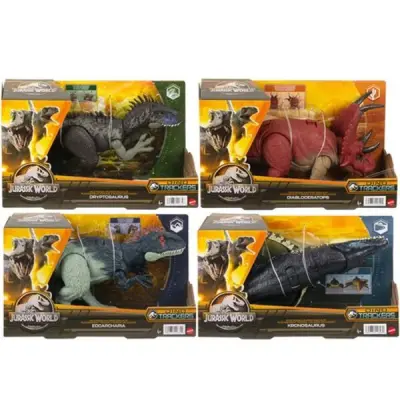 Jurassic World Wild Roar Action Figure Case of 4