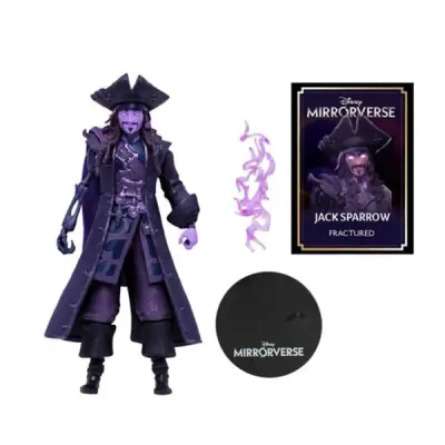 Disney Mirrorverse Wave 2 Jack Sparrow Fractured Gold Label 7-Inch Scale Action Figure