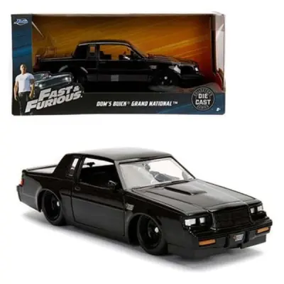 Fast and Furious 1987 Buick Grand National 1:24 Scale Die-Cast Metal Vehicle