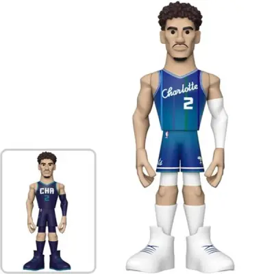 NBA Hornets LaMelo Ball (City Edition 2021) 5-Inch Vinyl Gold Figure