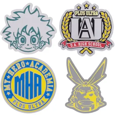 My Hero Academia U.A. High School Enamel Pin 4-Pack Set