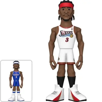 NBA Legends 76ers Allen Iverson 5-Inch Vinyl Gold Figure