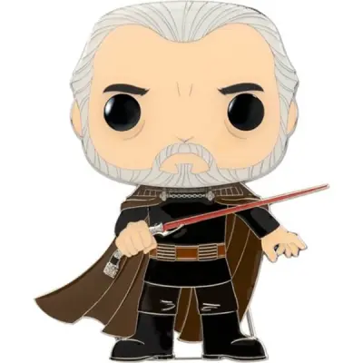 Star Wars Count Dooku Large Enamel Pop! Pin