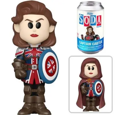 Marvel's What If Captain Carter Vinyl Soda Figure