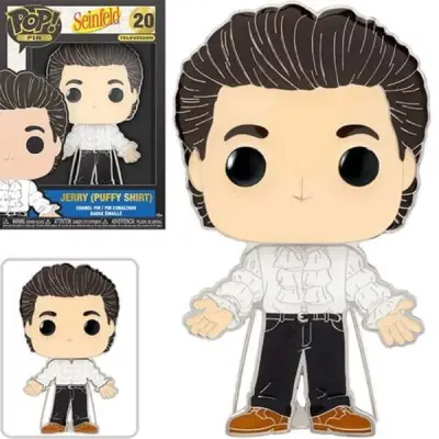 Seinfeld Jerry Puffy Shirt Large Enamel Pop! Pin