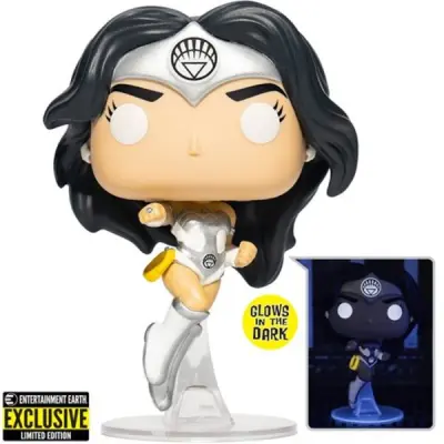 Wonder Woman 80th Anniversary White Lantern Glow-in-the-Dark Pop! Vinyl Figure - Entertainment Earth Exclusive