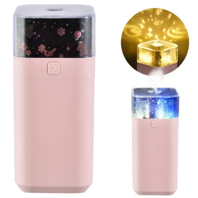 LED RGB aroma difuzor vlažilec zraka in zvezdni projektor