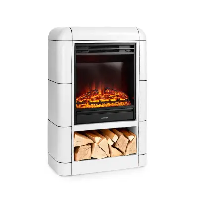 Klarstein Dukono Elektricni kamin, Bela