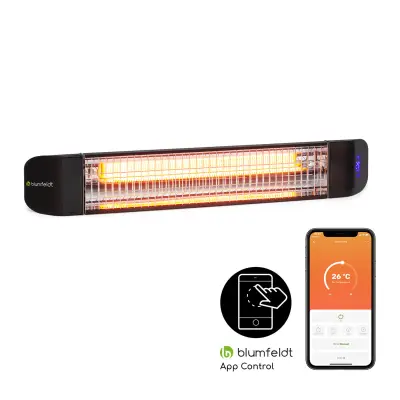 Blumfeldt Smartwave infrardeci grelnik, Crna