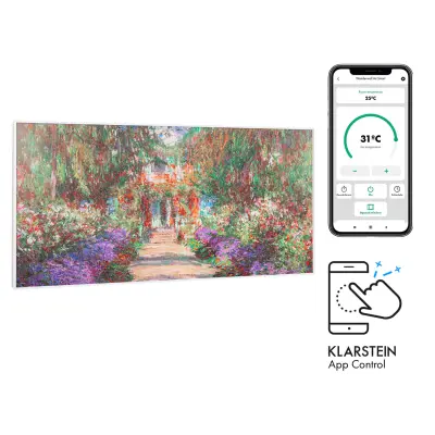 Klarstein Wonderwall Air Art Smart infrardeci grelnik, Vecbarvna