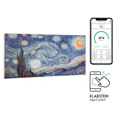 Klarstein Wonderwall Air Art Smart infrardeči grelec, Bela