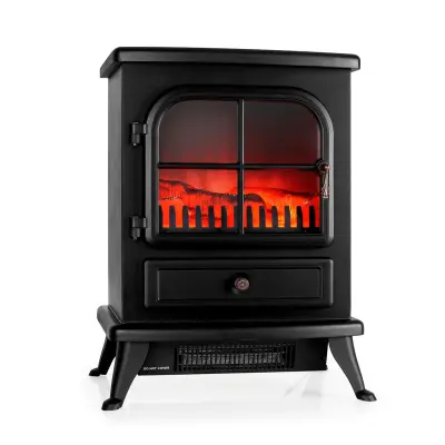 Klarstein St. Moritz Elektricni Kamin Grelec 1850 W, Crna